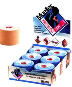 Kinesiology Tape, 6 Rollen à 5 cm x 5 m, Beige, Mueller