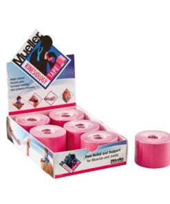 Kinesiology Tape, 6 Rollen à 5 cm x 5 m, Pink, Mueller