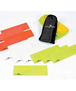 Flache, rechteckige Markierungen, precision training