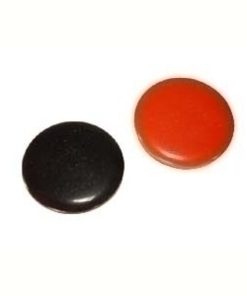 Wählmünze, Kunststoff, Rot/schwarz,