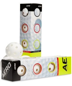 Unihockey-Matchball, Aero 4-Pack, SALMING-White