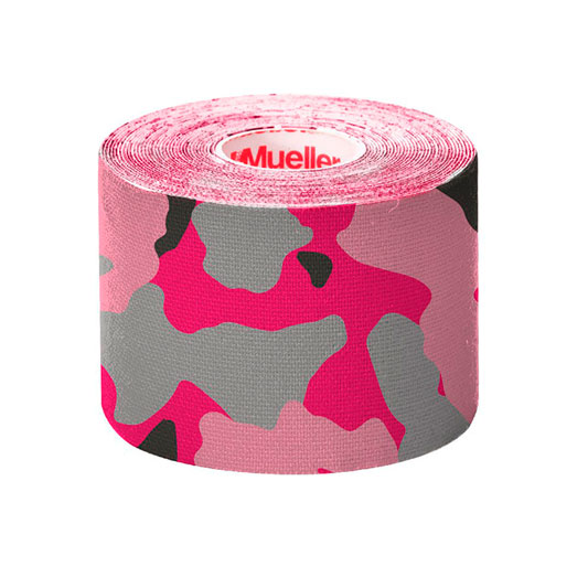 Kinesio Tape, I-Strip, 5 cm x 5 m, Pink Camo, Mueller