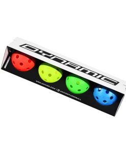 Unihockey-Matchball Dynamic 4-Pack mehrfarbig, Unihoc