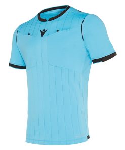Schiedsrichter Trikot EM 21, kurzarm blau, Macron