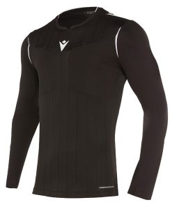 Schiedsrichter Trikot EM 21, langarm schwarz, Macron