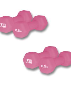 Hanteln Hex Dumbells 2 x 0.5 Kg Neoprene, Urban Fitness
