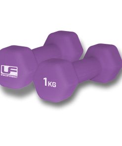 Hanteln Hex Dumbells 2 x 1 Kg Neoprene, Urban Fitness