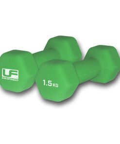 Hanteln Hex Dumbells 2 x 1.5 Kg Neoprene, Urban Fitness