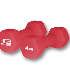 Hanteln Hex Dumbells 2 x 4 Kg Neoprene, Urban Fitness