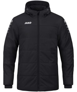 Coachjacke mit Kapuze Team Kinder, Jako