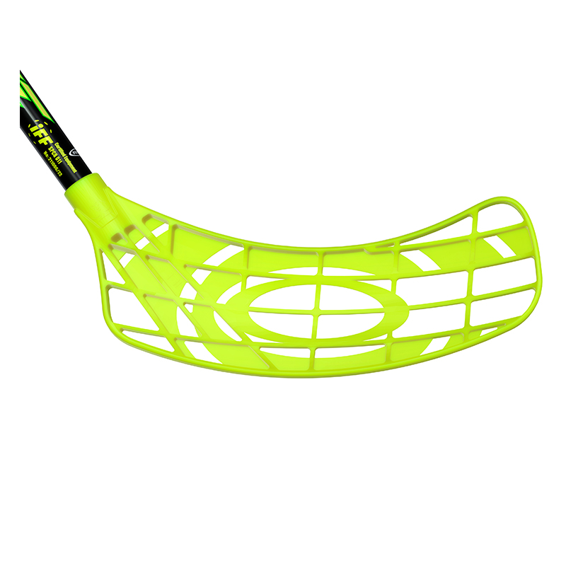 Unihockeystock Core 34 Yellow, Fat Pipe – Bild 4