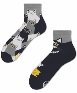 Socken Black Cat Quarter, Many Mornings