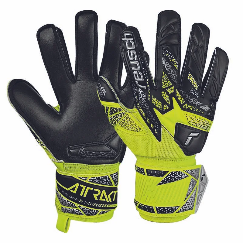 Torwarthandschuh Attrakt Silver Kinder, Reusch – Bild 3