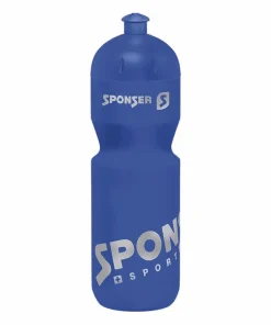 Trinkflasche blau metallic/silber 750 ml, Sponser