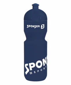 Trinkflasche dunkelblau/weiss 750 ml, Sponser