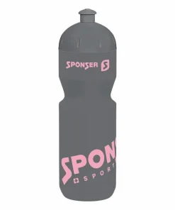 Trinkflasche grau/rosa 750 ml, Sponser