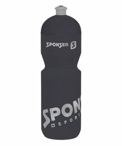 Trinkflasche schwarz/silber 750 ml, Sponser