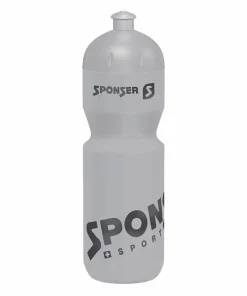 Trinkflasche silber/schwarz 750 ml, Sponser