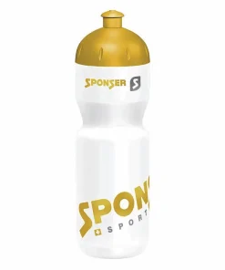 Trinkflasche weiss/gold 750 ml, Sponser