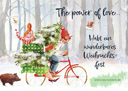 The power of love (Paar auf dem Fahrrad) – Edition Gollong