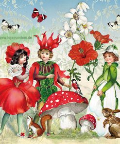 Auguri – Blumenelfen rot – Edition Gollong