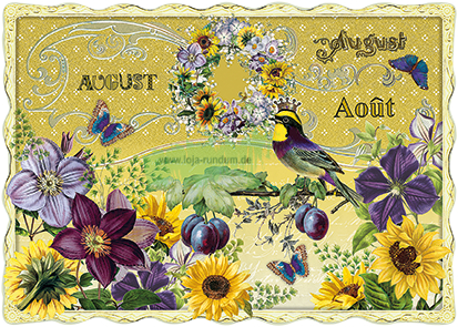 Auguri – August, August, Aout – Edition Gollong
