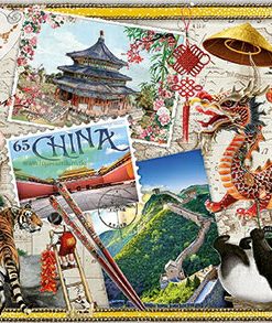 Barbara Behr – China (Länderpostkarte) – Edition Gollong