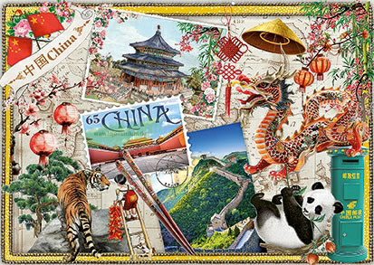 Barbara Behr – China (Länderpostkarte) – Edition Gollong