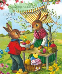 Hasenfrau am Tisch – Edition Gollong