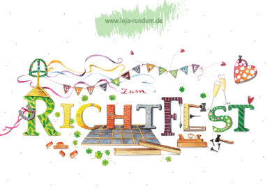 Glückwünsche zum Richtfest – TAURUS Kunstkarten