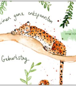 Einen ganz entspannten Geburtstag  – TAURUS Kunstkarten