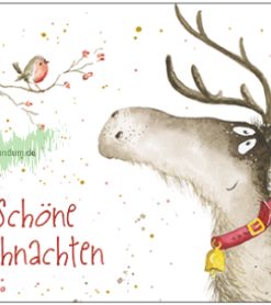 Schöne Weihnachten (Elch) – Taurus Kunstkarten