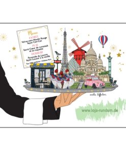 Paris und der Eiffelturm – Cartesdart