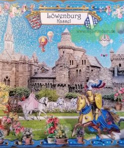 Städte-Postkarte, Kassel Löwenburg (Quer) –  PK8031