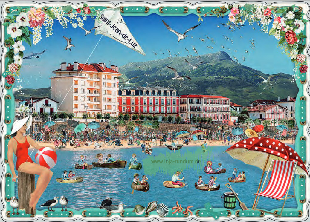 La France – Saint-Jean-de-Luz, La plage – PK8065