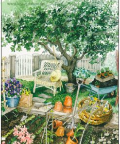 Bei der Gartenarbeit – Nr. 110  – TAURUS Kunstkarten