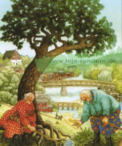 Frauen finden Frühlingsblumen – Nr. 67 – TAURUS Kunstkarten