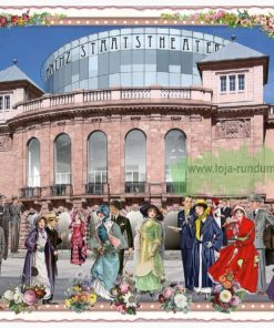 STÄDTE-POSTKARTE, MAINZ, STAATSTHEATER(Quer)- Edition Tausendschön PK1040