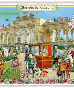 STÄDTE-POSTKARTE, GLORIETTE SCHÖNBRUNN (QUER)- Edition Tausendschön PK325
