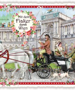 STÄDTE-POSTKARTE, WIEN, FIAKER (QUER)- Edition Tausendschön PK390
