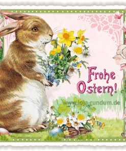 FROHE OSTERN (QUER)- Edition Tausendschön PK492