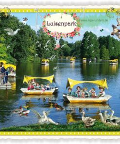 Städte-Postkarte, Mannheim, Luisenpark – Edition Tausendschön PK689