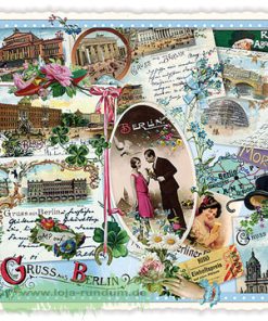 BERLIN, MEINE STADT (3D-STÄDTE-POSTKARTE)- Edition Tausendschön PK811