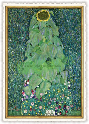 SONNENBLUME (GUSTAV KLIMT 1907 – 1908) (HOCH)- Edition Tausendschön PK961