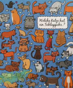 Welche Katze hat ein Schlappohr?- TAURUS Kunstkarten