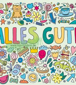 Alles Gute (Wimmelbild) – TAURUS Kunstkarten